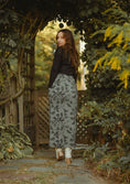 Load image into Gallery viewer, Pencil Midi Skirt - Banquet Regale - Bamboo Jersey