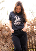 Load image into Gallery viewer, Feral Babe Society® - Wild Ride - Heavyweight Boxy Tee Charcoal
