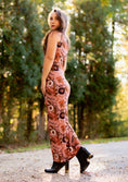 Load image into Gallery viewer, Fruit Queen Blush- Column Dress - Bamboo Jersey