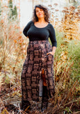 Load image into Gallery viewer, Pencil Midi Skirt - Rabbit Moon