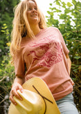 Load image into Gallery viewer, Feral Babe Society® - Vintage Venom - Full length Unisex t-shirt in Desert Rose