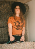 Load image into Gallery viewer, Feral Babe Society® - Vintage Venom - Heavyweight Boxy Tee Rust