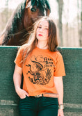 Load image into Gallery viewer, Feral Babe Society® - Vintage Venom - Heavyweight Boxy Tee Rust
