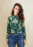 Load image into Gallery viewer, Tapestry - turtleneck top - Bamboo Rib Knit