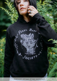 Load image into Gallery viewer, Feral Babe Society® - Hoodie in Vintaged Black
