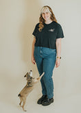 Load image into Gallery viewer, Feral Babe Society® - Vintaged Cropped Tee