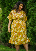 Load image into Gallery viewer, Francine in Boca Dress - Flame Flower