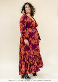Load image into Gallery viewer, Coyote Wrap Top - in Molten Bloom