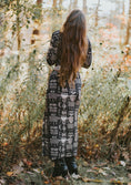 Load image into Gallery viewer, Pencil Midi Skirt - Rabbit Moon