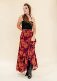 Load image into Gallery viewer, Coyote wrap skirt - in Molten Bloom