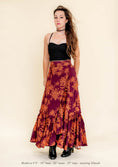Load image into Gallery viewer, Coyote wrap skirt - in Molten Bloom