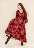 Load image into Gallery viewer, Coyote wrap skirt - in Molten Bloom