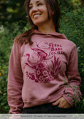 Load image into Gallery viewer, Feral Babe Society® - Vintage Venom - Hoodie in Desert Rose