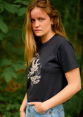 Load image into Gallery viewer, Feral Babe Society® - Wild Ride - Heavyweight Boxy Tee Charcoal