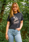 Load image into Gallery viewer, Feral Babe Society® - Wild Ride - Heavyweight Boxy Tee Charcoal