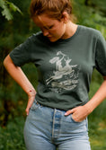 Load image into Gallery viewer, Feral Babe Society® - Wild Ride - Sage - Unisex t-shirt