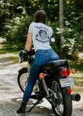 Load image into Gallery viewer, Meowtorcycle Club - vintage cut tee