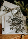 Load image into Gallery viewer, Ghost Banjo - Hand Printed Pillow Case Pair - 200tc