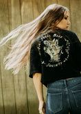 Load image into Gallery viewer, Feral Babe Society® - Vintaged Cropped Tee