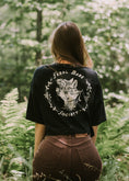 Load image into Gallery viewer, Feral Babe Society® - Vintaged Cropped Tee