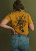 Load image into Gallery viewer, Herb Nerd - Vintaged Cropped Tee in Chamomile