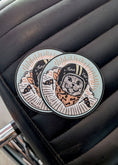 Load image into Gallery viewer, Tuna Roll The Meowtorcycle Cat - 3" Vinyl Sticker