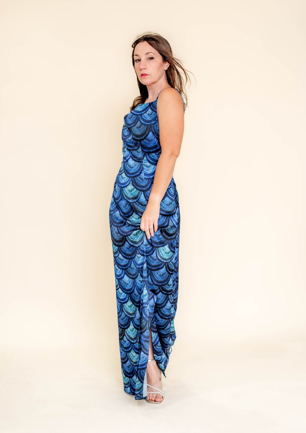 Pre-Order - The Delphine Dress - Midnight Lacquer