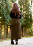 Load image into Gallery viewer, Pencil Midi Skirt - Sea Kelp - Bamboo Jersey
