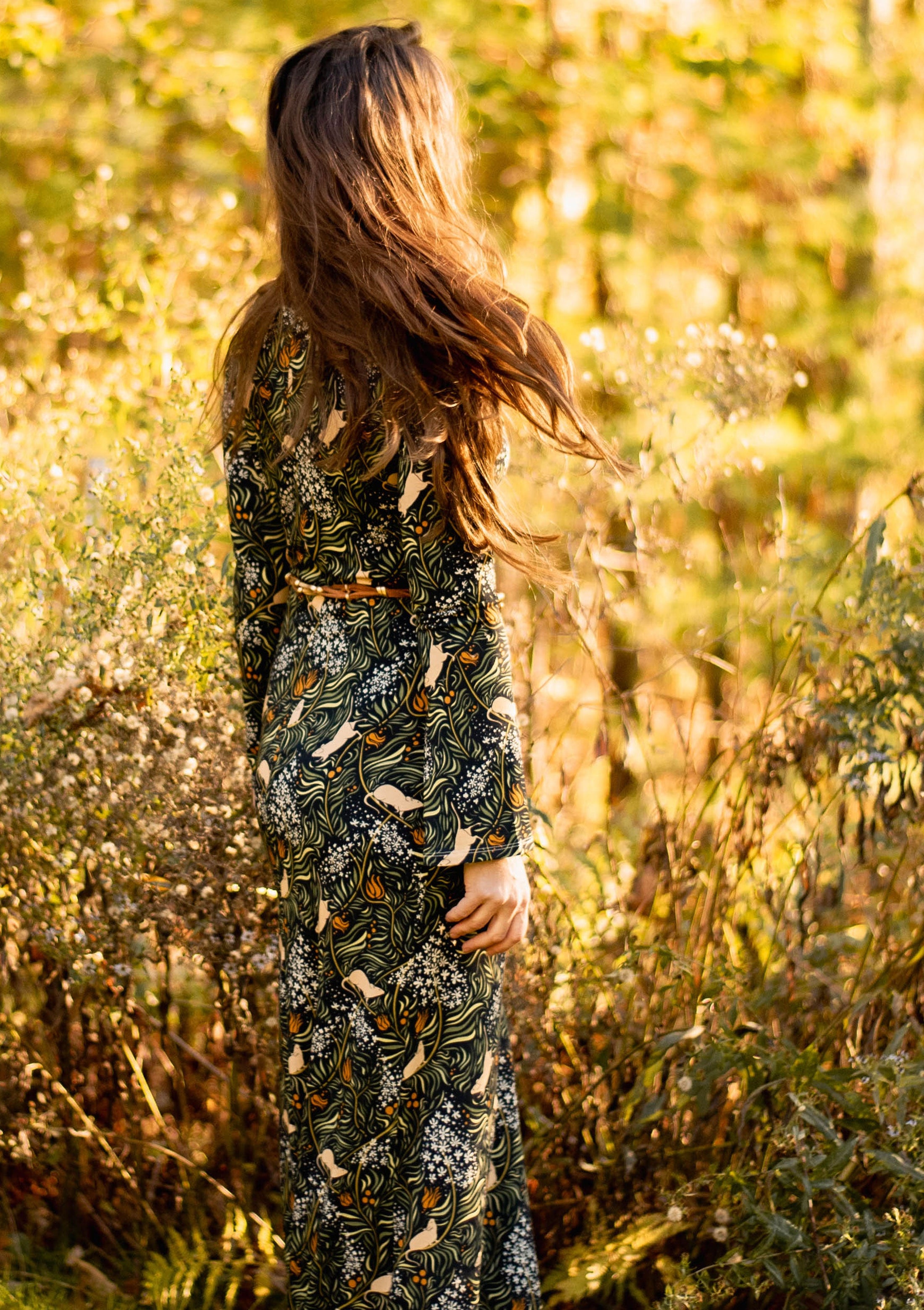 Shoshana Maxi in Meadow - Bamboo Jersey - LIMITED RUN