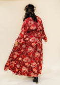 Load image into Gallery viewer, Solenne Gown in Night Pomegranate - Tencel Satin
