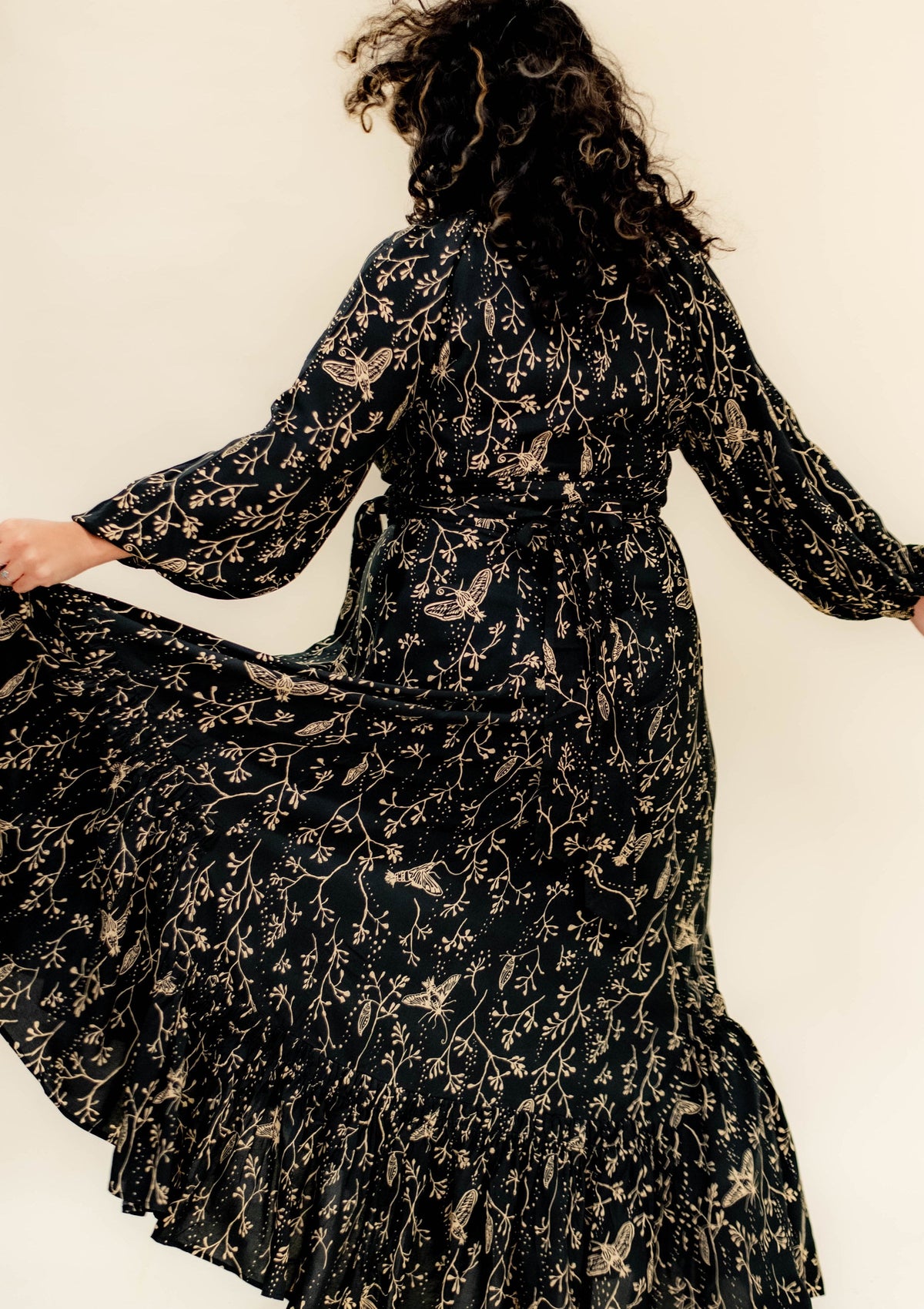 Coyote Wrap Top - in Hawk Moth