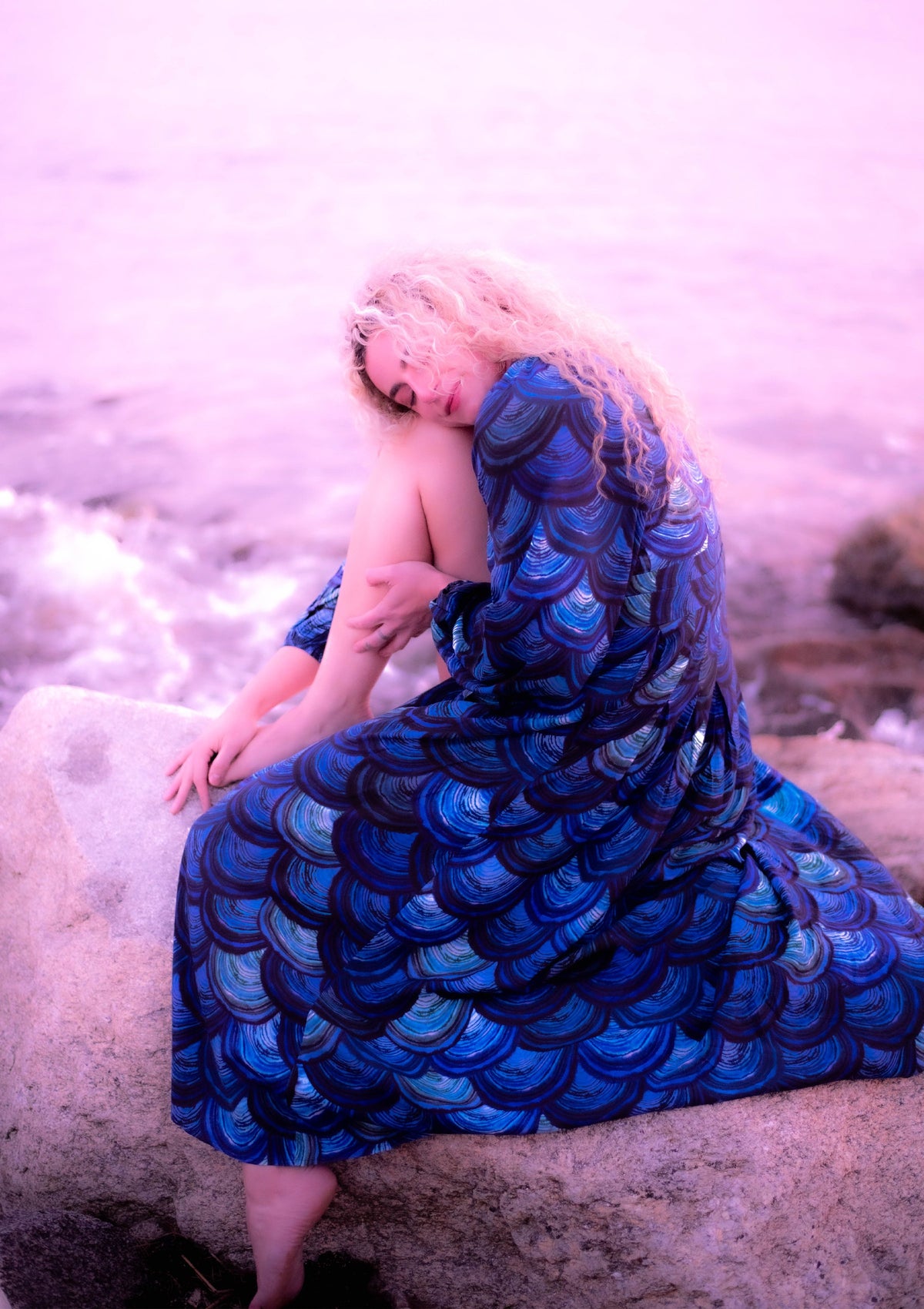 Morrigan Wrap Dress - Midnight Lacquer