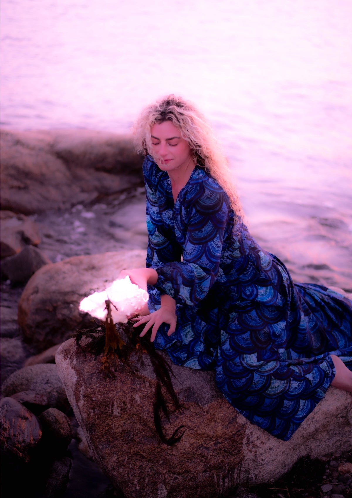 Morrigan Wrap Dress - Midnight Lacquer