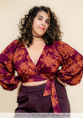Load image into Gallery viewer, Coyote Wrap Top - in Molten Bloom
