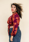 Load image into Gallery viewer, Coyote Wrap Top - in Molten Bloom
