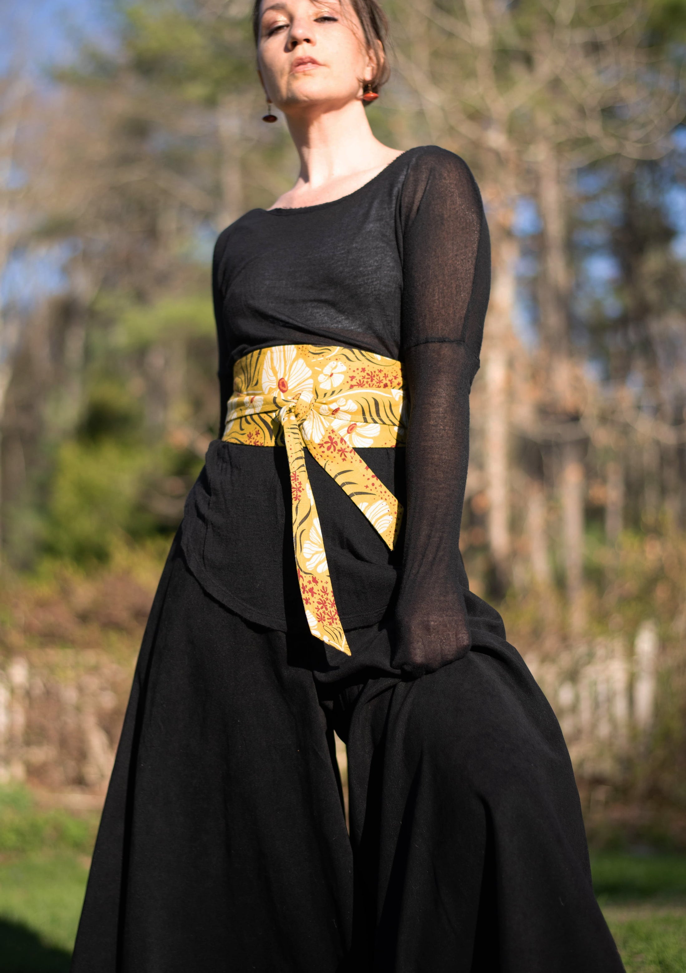 Wrap Belt - Flame Flower