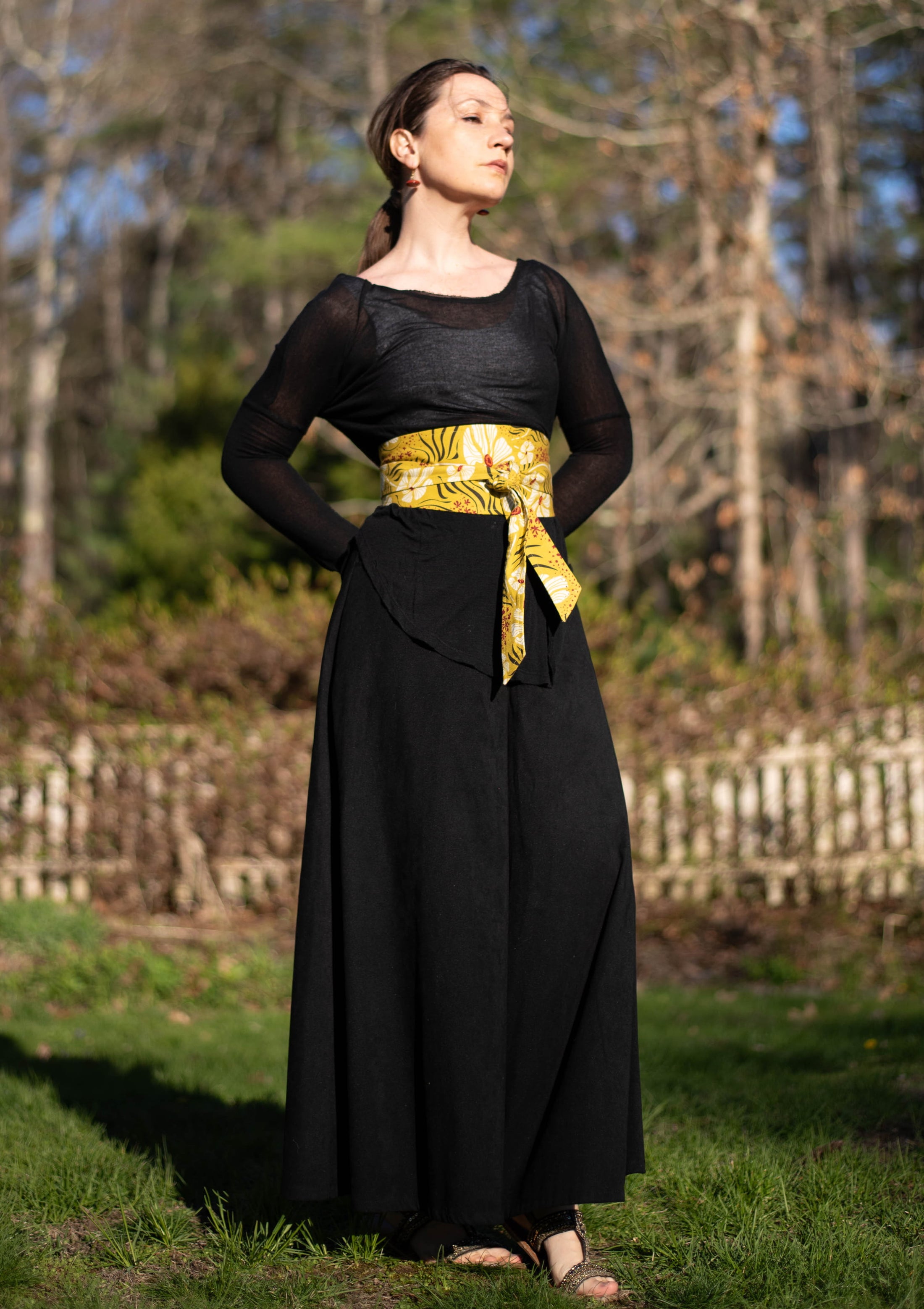 Wrap Belt - Flame Flower