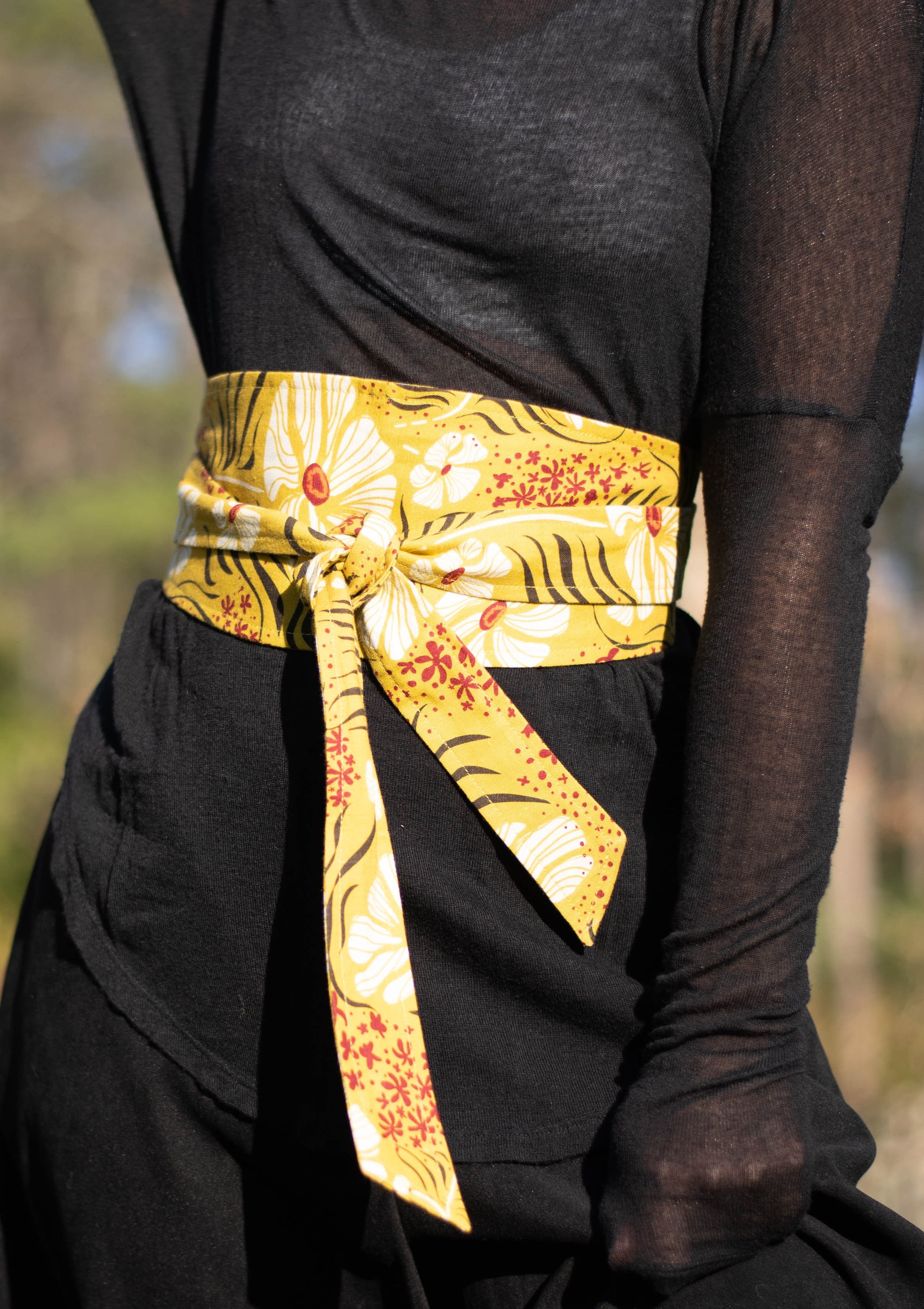 Wrap Belt - Flame Flower
