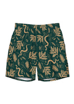 Tapestry - elastic swim trunks with pockets