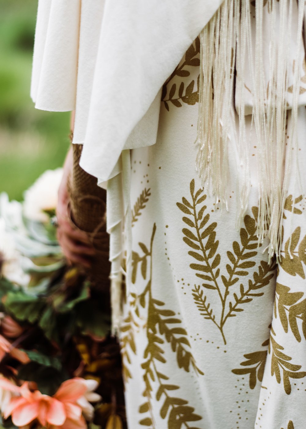 The Gown - Handprinted Fabric – Simka Sol