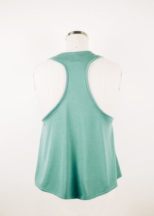 Oona Cropped Racerback Tank