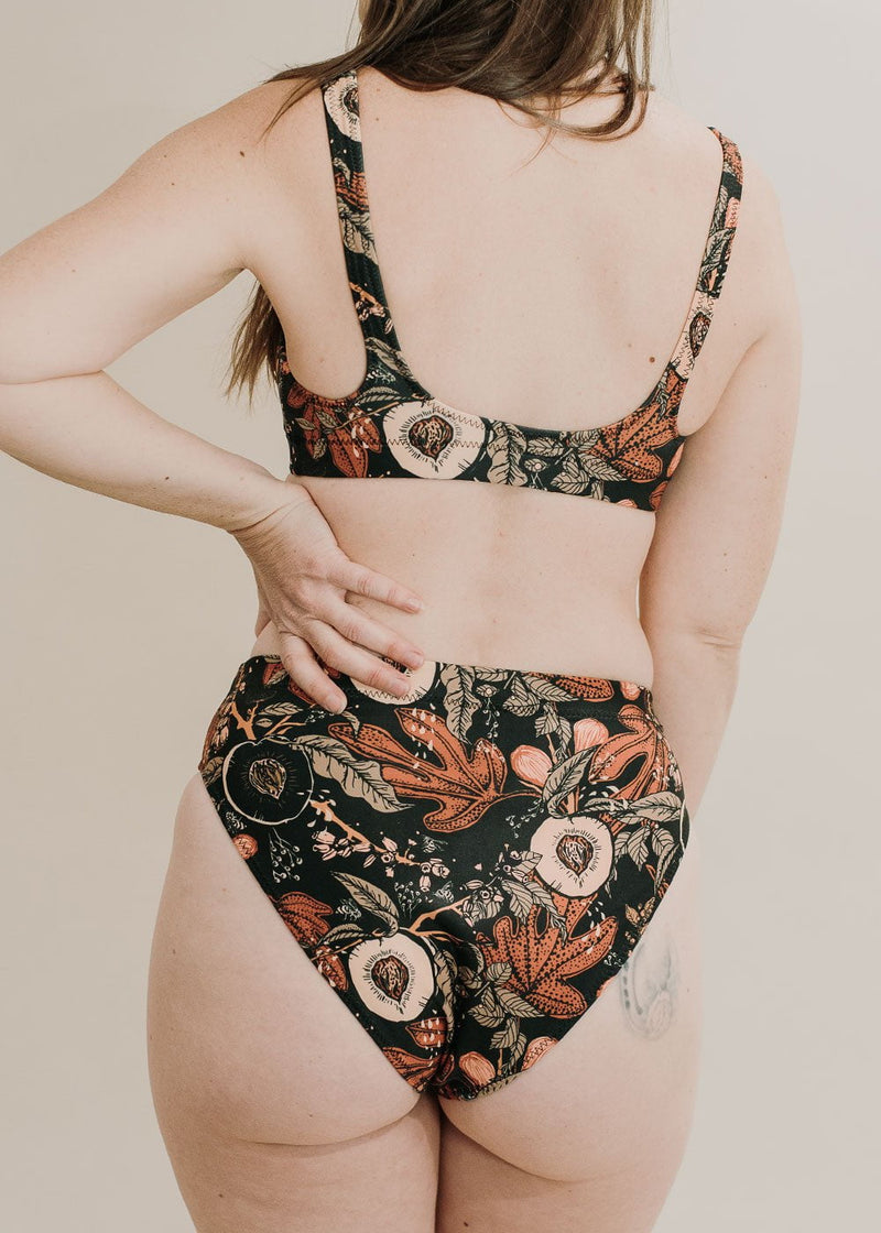 Fruit Queen - Recycled padded bikini top