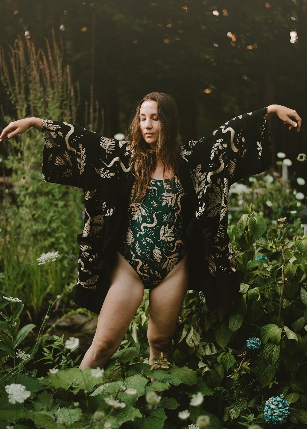 Heirloom Collection - The Tapestry Robe - in Metallic Gold – Simka Sol